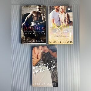 Signed Set of 3 Single Parent Romance Books